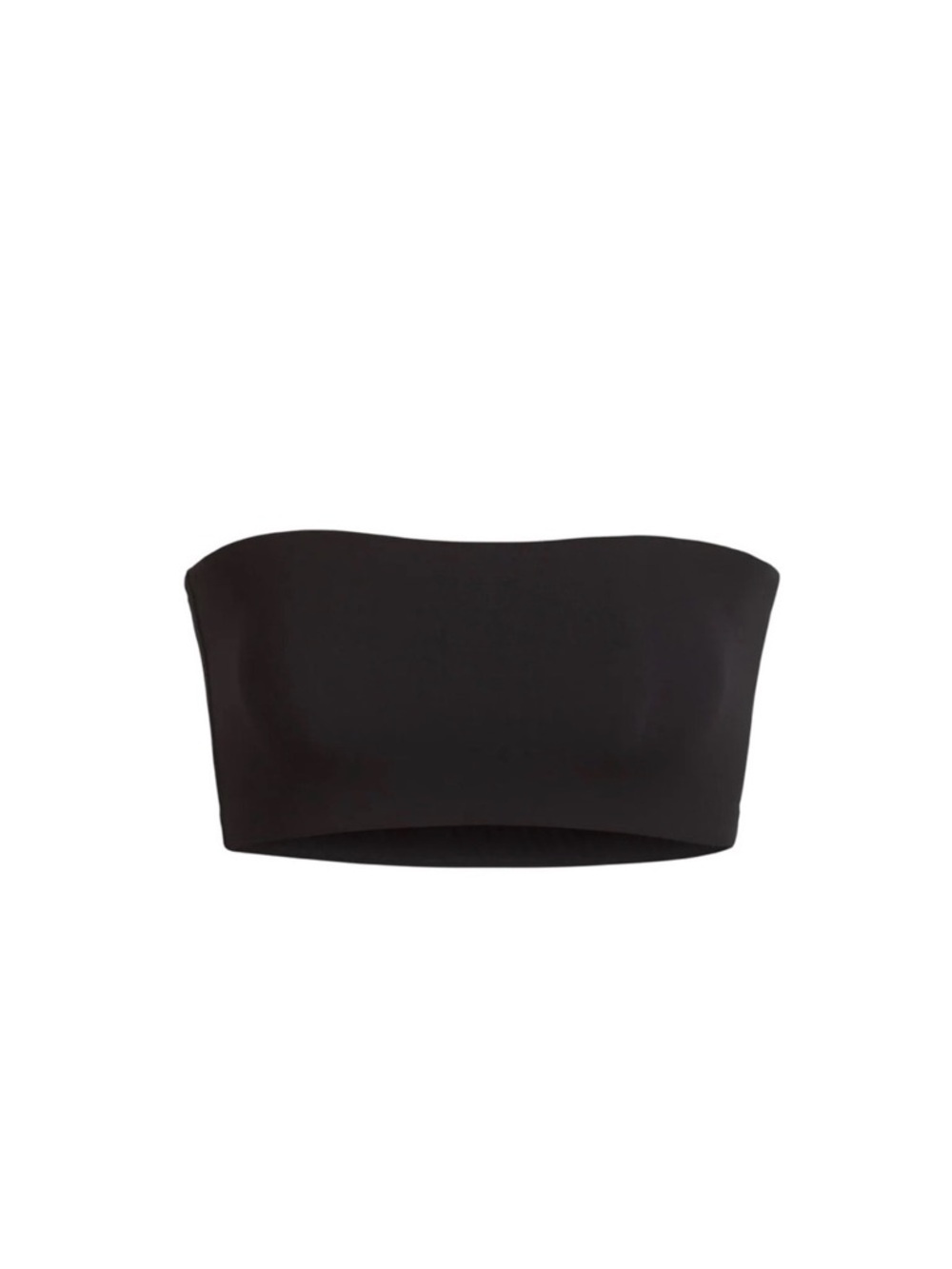 Skims Fits Everybody Strapless Black Bandeau Top